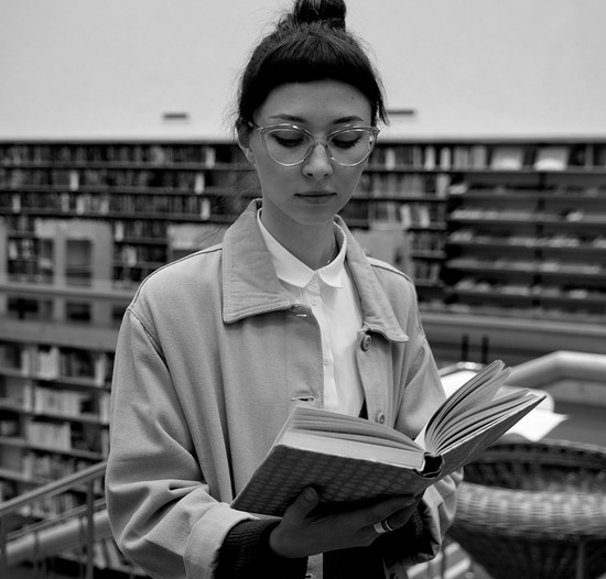 A person contemplating the future of academic publishing