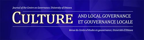Culture and Local Governance cover
