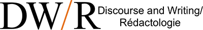 Discourse and Writing cover