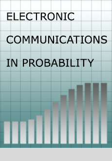 Electronic Communications in Probability cover