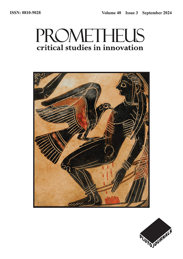 Prometheus: Critical Studies in Innovation cover