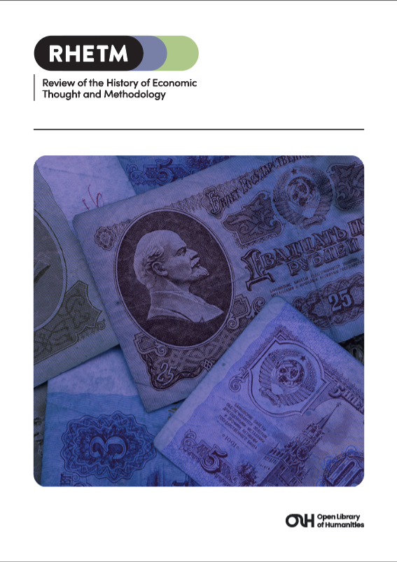 Review of the History of Economic Thought and Methodology cover