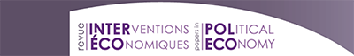 Revue Interventions économiques cover