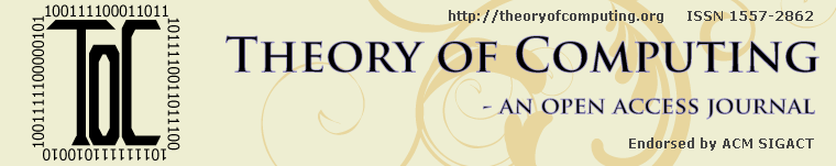 Cover image for Theory of Computing