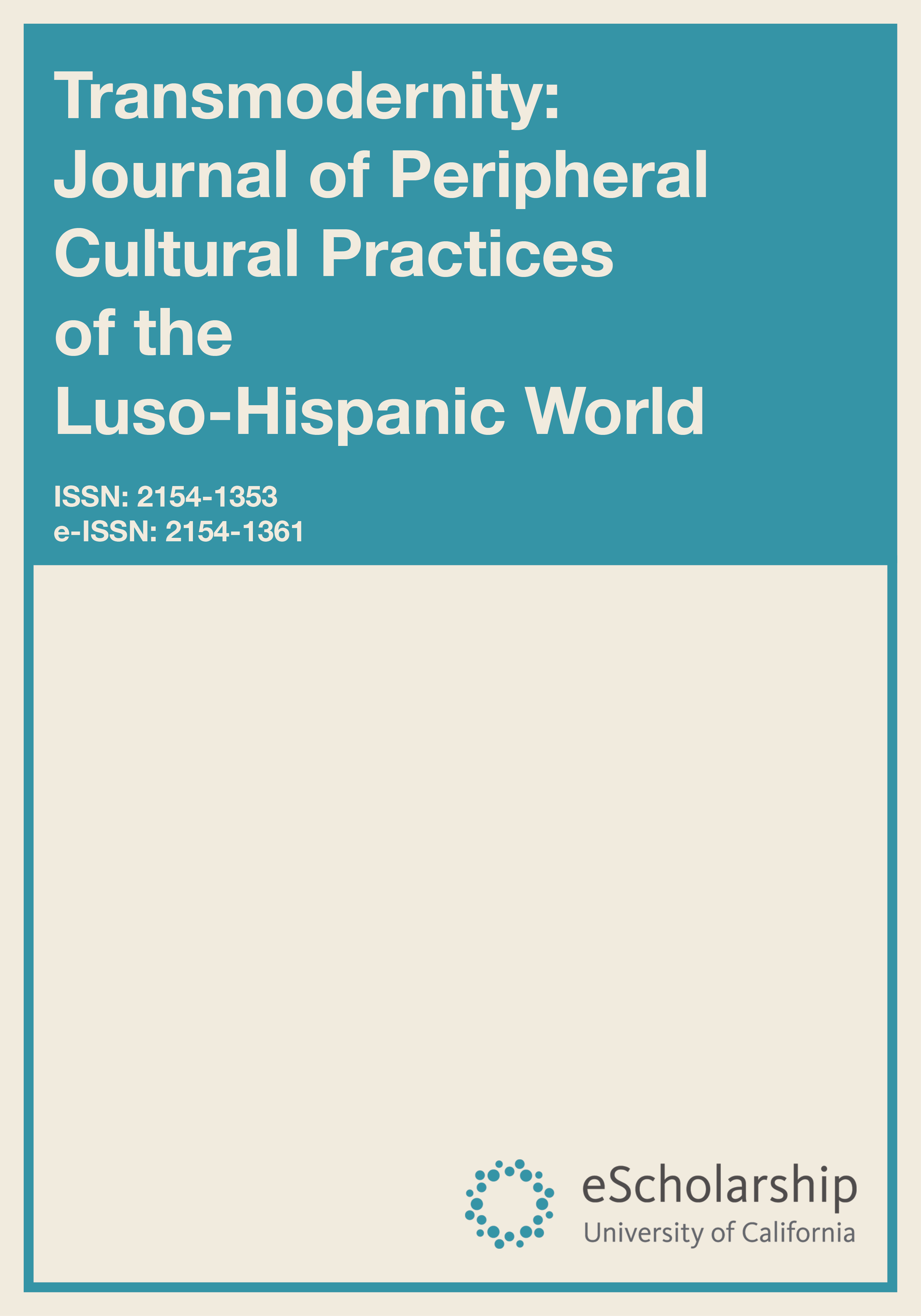 Transmodernity:  Journal of Peripheral Cultural Production of the Luso-Hispanic World cover