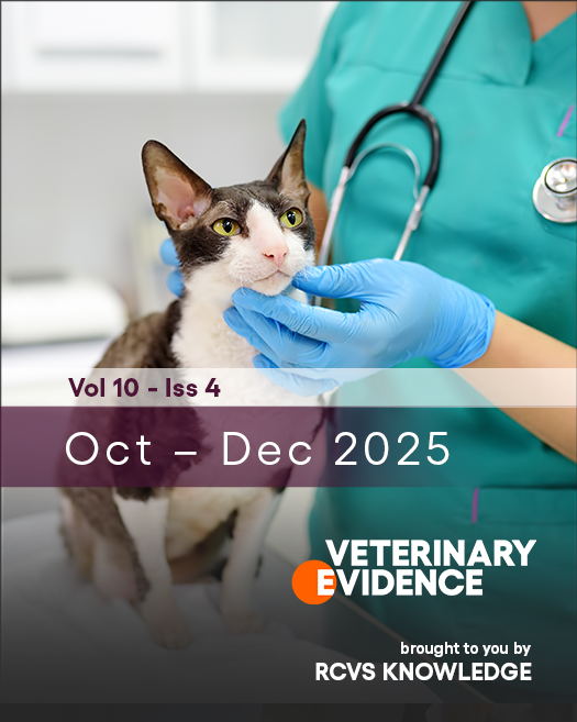 Veterinary Evidence cover